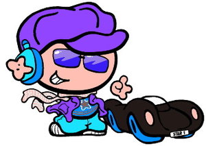 Cliparts Cartoons Bubblegum kids 
