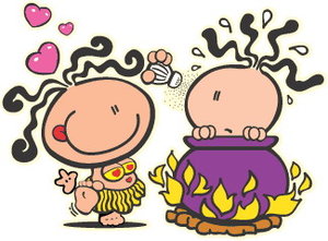 Cliparts Cartoons Bubblegum kids 