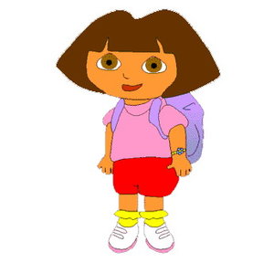 Cliparts Cartoons Dora de explorer 