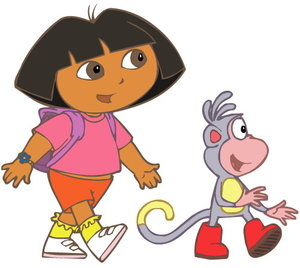 Cliparts Cartoons Dora de explorer 