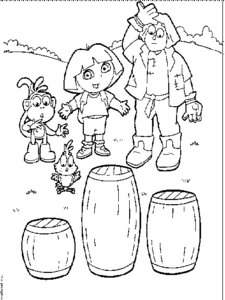 Cliparts Cartoons Dora de explorer 