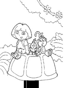 Cliparts Cartoons Dora de explorer 