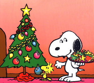 Cliparts Cartoons Kerst snoopy 