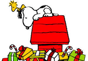 Cliparts Cartoons Kerst snoopy 