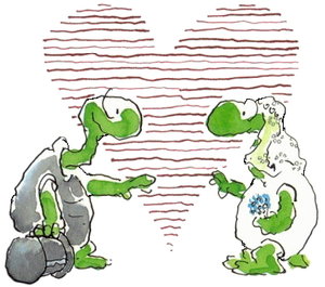 Cliparts Cartoons Leendert jan vis 