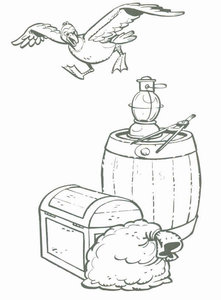 Cliparts Cartoons Piet piraat 