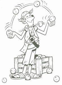 Cliparts Cartoons Piet piraat 