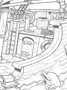 Cliparts Cartoons Piet piraat 