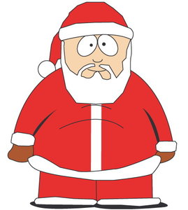 Cliparts Cartoons Southpark Schele Kerstman
