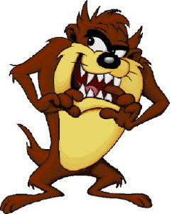 Cliparts Cartoons Tasmanian devil 