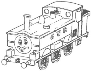 Cliparts Cartoons Thomas de trein 