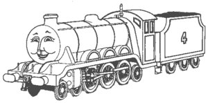 Cliparts Cartoons Thomas de trein 