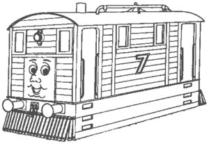 Cliparts Cartoons Thomas de trein 