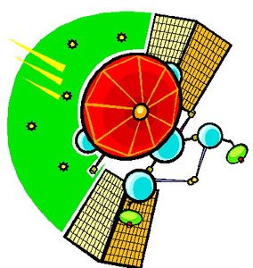 Cliparts Communicatie Satelliet 