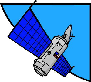 Cliparts Communicatie Satelliet 