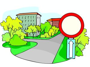 Cliparts Communicatie Verkeersborden 