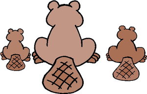 Dieren Cliparts Bevers 