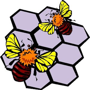 Dieren Cliparts Bijen Bijen Honingraad