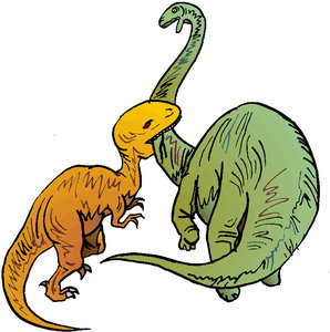 Dieren Cliparts Dinosaurussen 