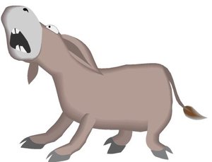 Dieren Cliparts Ezels 