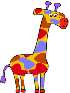 Dieren Cliparts Giraffen 