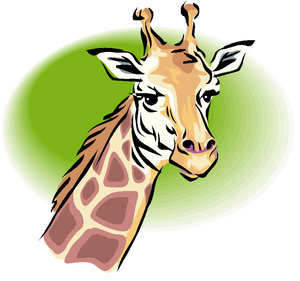 Dieren Cliparts Giraffen 