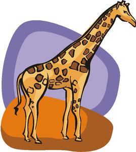 Dieren Cliparts Giraffen 