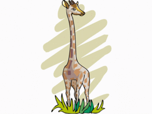 Dieren Cliparts Giraffen 