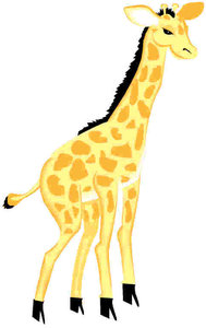 Dieren Cliparts Giraffen 