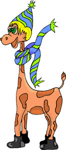 Dieren Cliparts Giraffen 