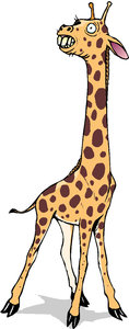 Dieren Cliparts Giraffen 