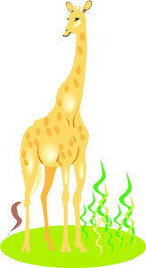 Dieren Cliparts Giraffen 
