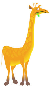 Dieren Cliparts Giraffen 