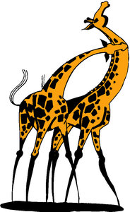 Dieren Cliparts Giraffen 