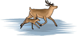 Dieren Cliparts Herten 