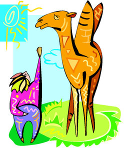 Dieren Cliparts Kamelen 