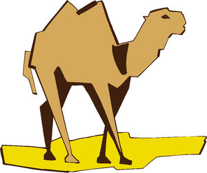 Dieren Cliparts Kamelen 