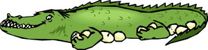 Dieren Cliparts Krokodillen 