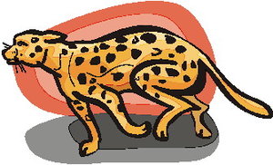 Dieren Cliparts Luipaarden 
