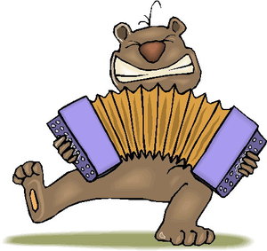 Dieren Cliparts Muzikale dieren 