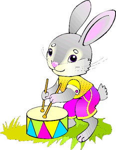 Dieren Cliparts Muzikale dieren 