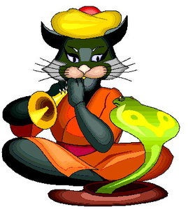 Dieren Cliparts Muzikale dieren 