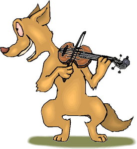 Dieren Cliparts Muzikale dieren 