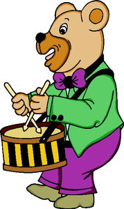 Dieren Cliparts Muzikale dieren 