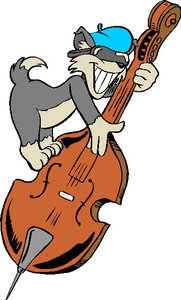 Dieren Cliparts Muzikale dieren 