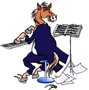 Dieren Cliparts Muzikale dieren 