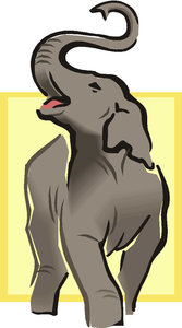 Dieren Cliparts Olifanten 