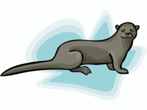 Dieren Cliparts Otters Otter Dieren