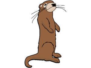 Dieren Cliparts Otters 