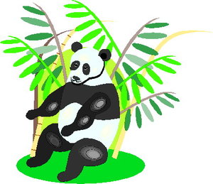 Dieren Cliparts Panda 